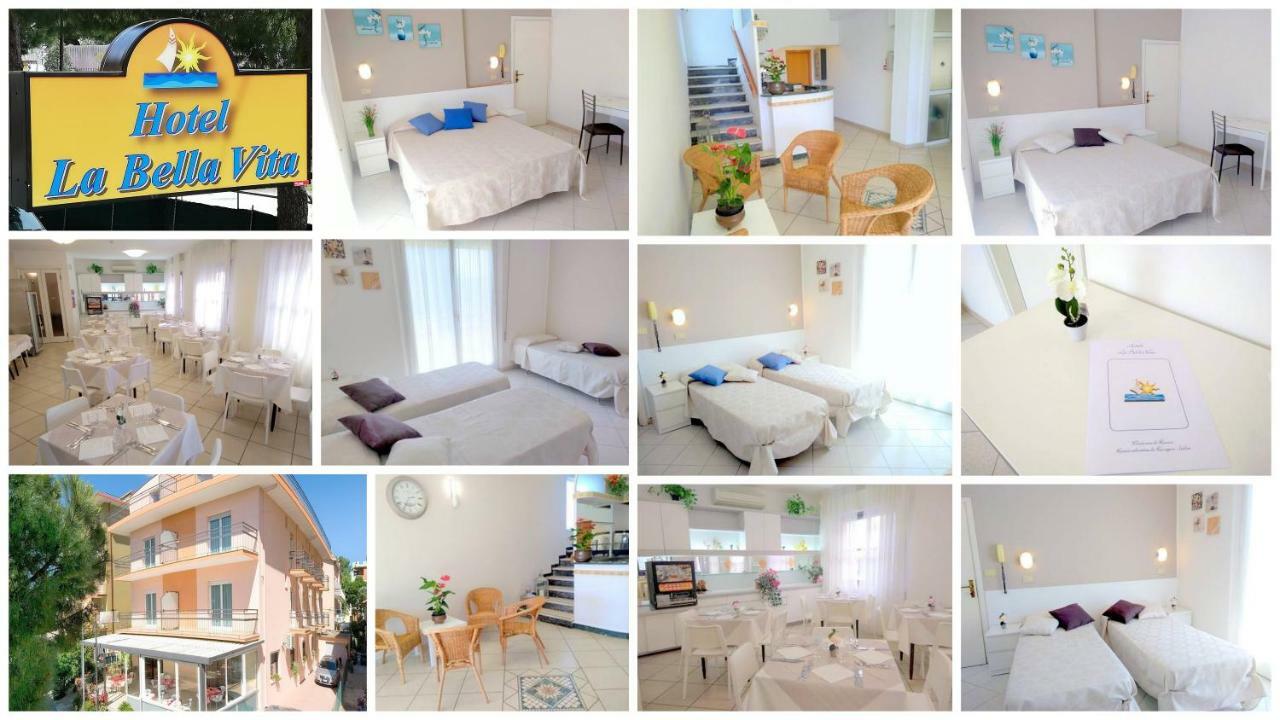 Hotel La Bella Vita リミニ エクステリア 写真